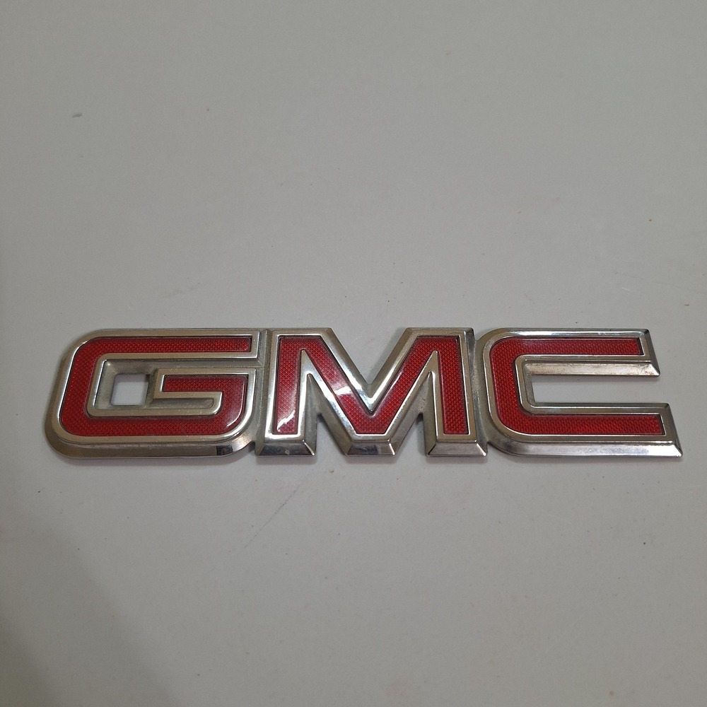 GMC Emblem 7" Inch Yukon Sierra Chrome Tailgate Front Rear Logo Nameplate